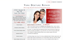 Desktop Screenshot of denturerepairsyorkpa.com